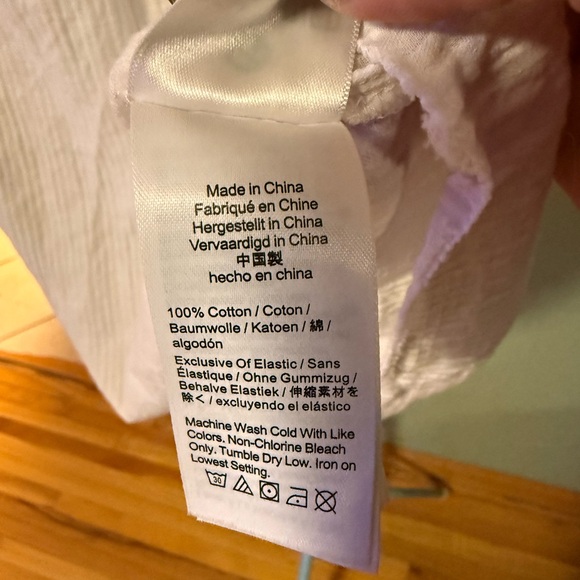 J. Crew Cream Ruffle Button-Front Blouse - Picture 7 of 9